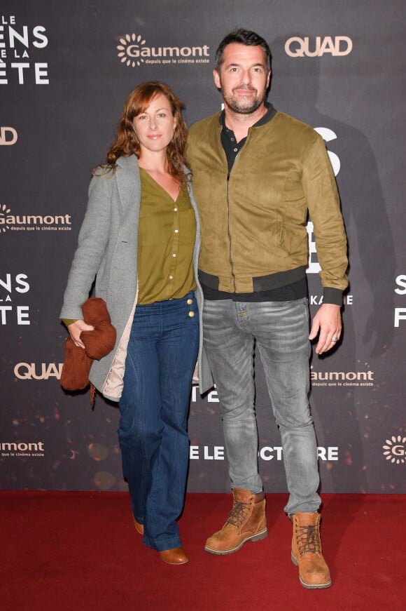 Arnaud Ducret et sa compagne Maurine Nicot - Avant-première du film "Le sens de la fête" au Grand Rex à Paris le 26 septembre 2017. © Coadic Guirec/Bestimage