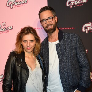 Amandine Bourgeois et Emmanuel Moire - Générale de la comédie musicale "Grease" au Théâtre Mogador, à Paris, le 28 septembre 2017. © Coadic Guirec/Bestimage