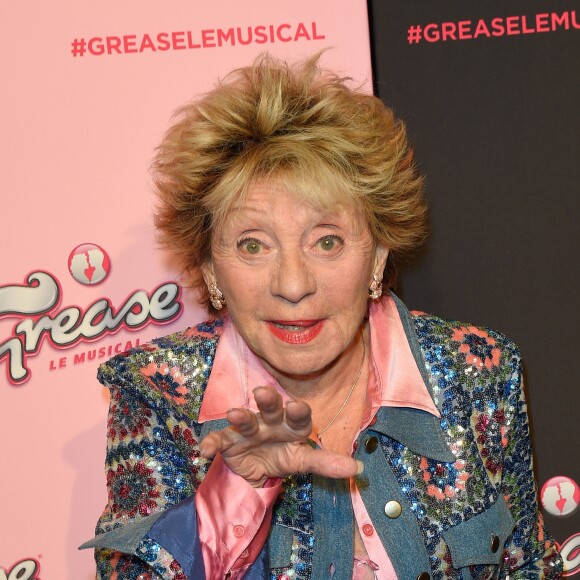 Annie Cordy - Générale de la comédie musicale "Grease" au Théâtre Mogador, à Paris, le 28 septembre 2017. © Coadic Guirec/Bestimage