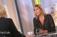 Mathilde Seigner évoquant sa relation avec ses ex (Laurent Gerra, Anthony Delon et Antoine Duléry) dans l'émission "Thé ou Café" le 30 septembre 2017