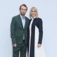 Robin Wright et son fils Hopper Jack Penn - Défilé de mode Valentino collection prêt-à-porter Printemps/Eté 2018 lors de la Fashion Week de Paris, le 1er octobre 2017.