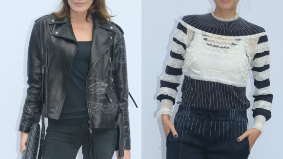 Fashion Week : Carla Bruni et Marion Cotillard, ravissantes pour Valentino