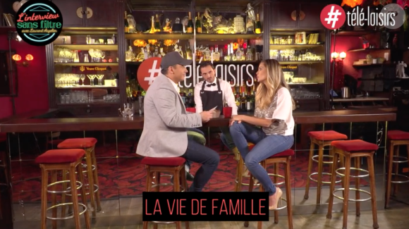 Clara Morgane interviewée par Laurent Argelier dans l'émission "L'interview sans filtre" pour le site du magazine "Télé Loisirs"