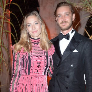 Beatrice Borromeo et Pierre Casiraghi lors de la soirée des "Franca Sozzani Awards" au 74e Festival International du Film de Venise, le 1er septembre 2017.