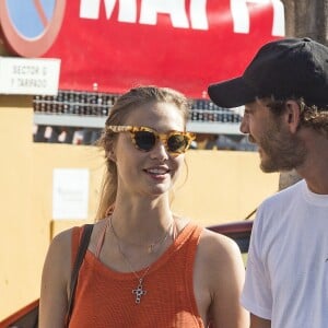 Beatrice Borromeo et Pierre Casiraghi à Palma de Majorque lors de la 37e Copa del Rey, le 31 juillet 2017