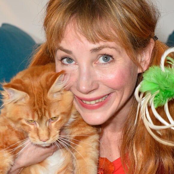 Julie Depardieu - Inauguration de l'espace éphémère de culture féline Chat ! by Royal Canin au coeur du Marais, 6 rue des Archives à Paris, le 5 octobre 2017. Royal Canin, expert du chat et du chien, organise ce grand événement dédié au chat, dans un lieu parisien unique et dédié, du 6 au 20 octobre 2017 © Coadic Guirec/Bestimage