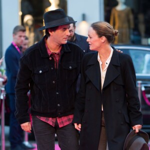 Vanessa Paradis et son compagnon Samuel Benchetrit lors de la cérémonie de clôture du 32ème Festival International du Film Francophone de Namur. Namur, le 6 octobre 2017. © Alain Rolland/ImageBuzz/Bestimage