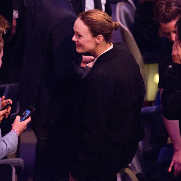 Vanessa Paradis et son compagnon Samuel Benchetrit lors de la cérémonie de clôture du 32ème Festival International du Film Francophone de Namur. Namur, le 6 octobre 2017. © Alain Rolland/ImageBuzz/Bestimage