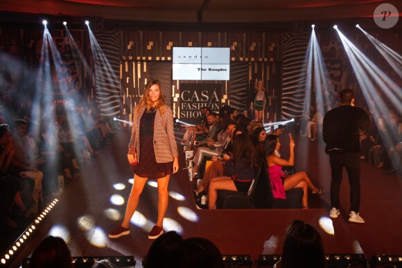 Exclusif - Camille Cerf (Miss France 2015) défile lors de la 11ème édition du "Casa Fashion Show - Collection Automne/Hiver 2017-2018" au Sofitel Casablanca Tour Blanche.© Philippe Doignon/Bestimage