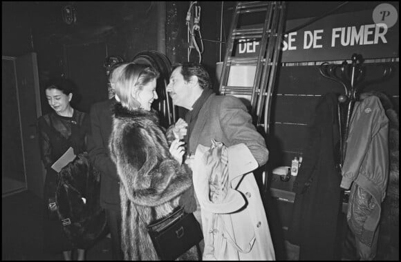 Nicole Garcia et Jean Rochefort - Théâtre Hébertot à Paris en 1982