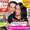 Couverture du magazine "Télé Star", avec Alizée et Grégoire Lyonnet, en kiosques le 9 octobre 2017.