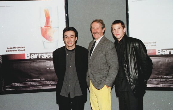 Guillaume Canet et Jean Rochefort lors de l'avant-première du film Barracuda en 1997