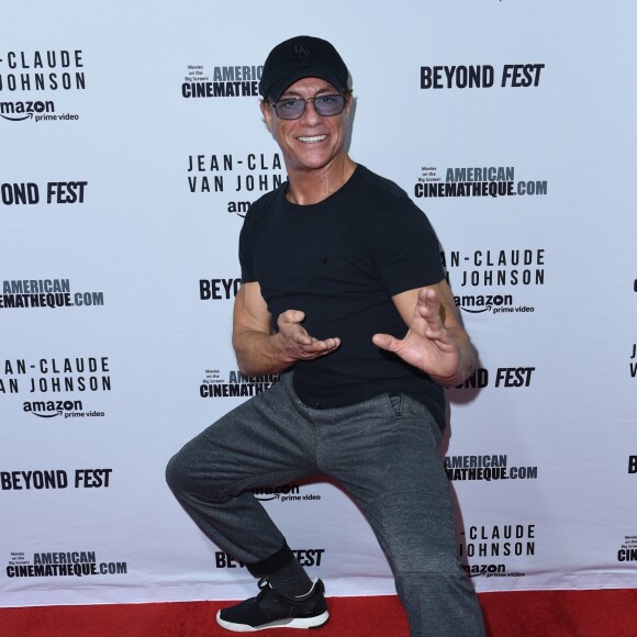 Jean-Claude Van Damme à la projection de la série 'Jean-Claude Van Johnson' à l'Egyptien Theatre à Hollywood, le 9 octobre 2017 © Chris Delmas/Bestimage
