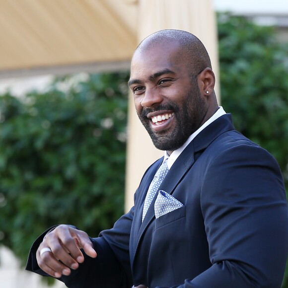 Teddy Riner - Le président de la République française a reçu les membres de la délégation française de Paris2024 ainsi que ses deux prédécesseurs au palais de l'Elysée à Paris, France, le 16 septembre 2017. © Dominique Jacovides/Bestimage