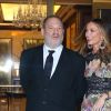 Harvey Weinstein et sa femme Georgina Chapman - People arrivant à la soirée en l'honneur de A.Wintour à New York. Le 26 juin 2017