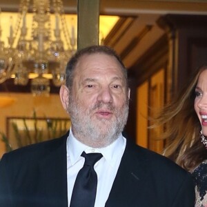 Harvey Weinstein et sa femme Georgina Chapman - People arrivant à la soirée en l'honneur de A.Wintour à New York. Le 26 juin 2017