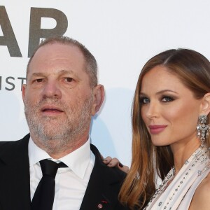 Harvey Weinstein et sa femme Georgina Chapman - Photocall de la soirée "23th edition of AmfAR's Cinema Against AIDS" Gala à l'hôtel de l'Eden Roc au Cap d'Antibes, le 19 mai 2016, lors du 69e Festival International du Film de Cannes. © Dominique Jacovides/Bestimage