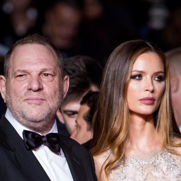 Harvey Weinstein et sa femme Georgina Chapman - Montée des marches du film "Hands of Stone" lors du 69e Festival International du Film de Cannes. Le 16 mai 2016. © Dominique Jacovides- Cyril Moreau/Bestimage