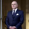 Le premier ministre sortant, Bernard Cazeneuve lors de la passation de pouvoir à Matignon, Paris, le 15 mai 2017. © Stéphane Lemouton / Bestimag