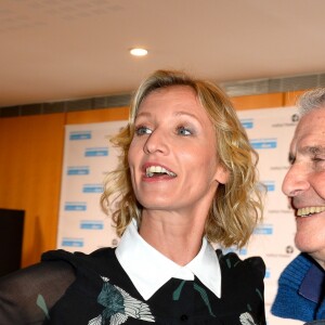 Alexandra Lamy et Claude Lelouch au lancement de la 11e édition du Pasteurdon à l'institut Pasteur à Paris le 11 octobre 2017. © Coadic Guirec / Bestimage