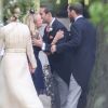James Middleton et Donna Air au mariage de Pippa Middleton et James Matthews à Englefield dans le Berkshire le 20 mai 2017.