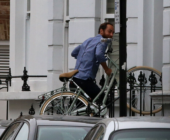 Exclusif - James Middleton au domicile à Londres de sa compagne Donna Air le 3 août 2016.