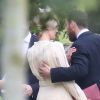James Middleton et Donna Air au mariage de Pippa Middleton et James Matthews à Englefield dans le Berkshire le 20 mai 2017.