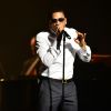 Nelly en concert lors de la "Night of Symphonic Hip-Hop", accompagné par l'orchestre symphonique "Symphony of the Americas" au Broward Center for Performing Arts-Au-Rene Theater. Fort Lauderldale, le 26 janvier 2017.