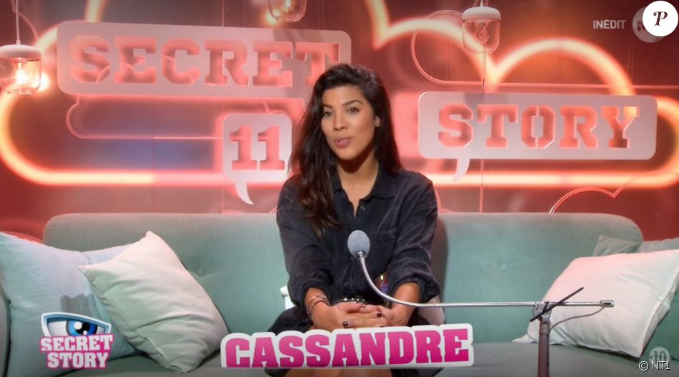 Cassandre lors de la quotidienne de Secret Story 11 (NT1), mardi 17