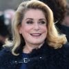 Catherine Deneuve - Arrivées au défilé de mode printemps-été 2018 « Louis Vuitton » à Paris. Le 3 octobre 2017.