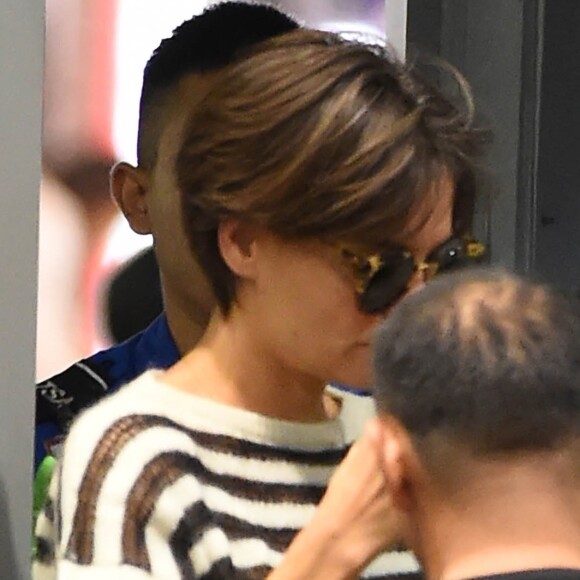 Katie Holmes à l'aéroport de LAX à Los Angeles, le jeudi 19 octobre 2017.