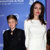 Angelina Jolie et sa fille Shiloh Jolie-Pitt lors de la première de "The Breadwinner " au TCL Chinese à Los Angeles le 20 octobre 2017. © AdMedia via ZUMA Wire / Bestimage