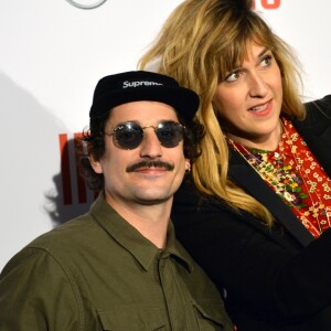 Daphné Bürki et son fiancé Sylvain Quimène - Avant-première du film "Iris" au cinéma Gaumont Champs-Elysées à Paris, le 14 novembre 2016. © Veeren/Bestimage