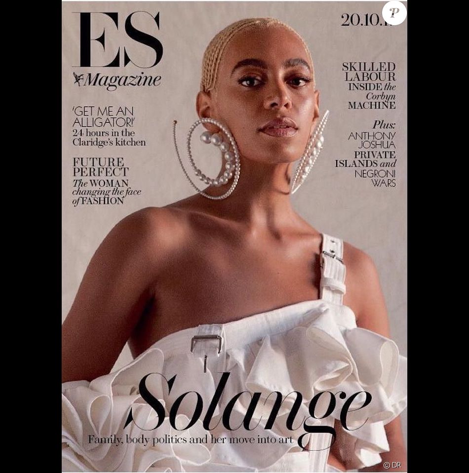 Solange Knowles En Couverture Du Magazine Evening Standard Numéro Du 20 Octobre 2017 Purepeople 9821