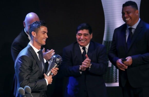 Cristiano Ronaldo - The Best FIFA Football Awards 2017 au London Palladium à Londres, le 23 octobre 2017.