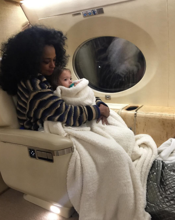 Diana Ross et sa petite-fille Jagger Snow (2 ans) sur une photo publiée sur Instagram le 23 octobre 2017
