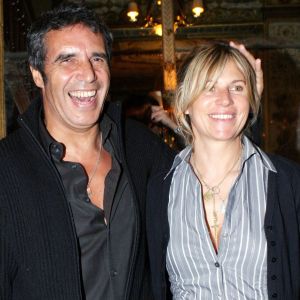 Julien Celrc et Virginie Coupérie-Eiffel à Paris, le 13 novembre 2003.