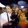 Le Président de la République, Emmanuel Macron rencontre les résidents du quartier de Crique à Cayenne lors de son voyage en Guyane le 27 octobre 2017. © Ronan Lietar / Pool / Bestimage