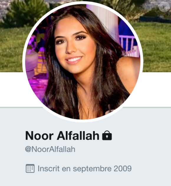 Le compte Twitter de Noor Alfallah est privé.