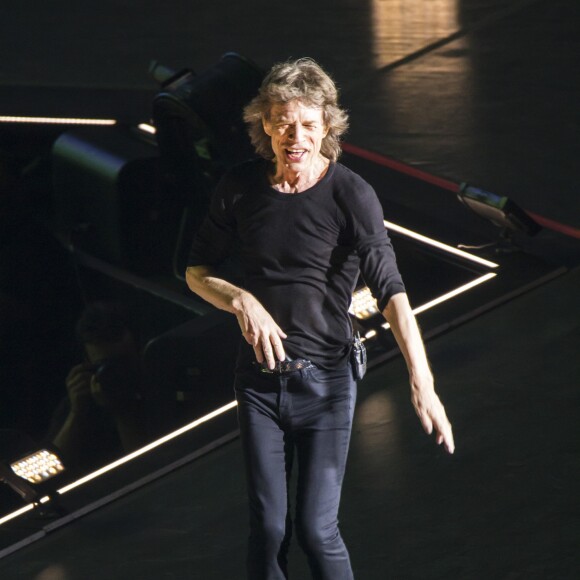 Mick Jagger - Dernier concert des Rolling Stones à l'U Arena de Nanterre dans le cadre de leur tournée "Stones - No Filters". Le 25 octobre 2017. © Danyellah P. / Bestimage R