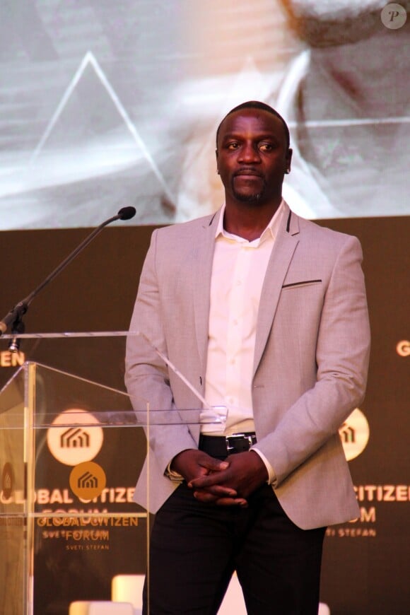 Exclusif - Le chanteur Akon, cofondateur de l'association Akon Lighting Africa - Global Citizen Forum 2017 à Sveti Stefan au Montenegro le 20 octobre 2017. © Didier Audebert/ LMS/ Bestimage