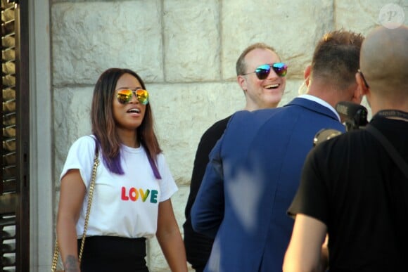 Exclusif - La chanteuse Eve et son mari Maximillion Cooper - Global Citizen Forum 2017 à Sveti Stefan au Montenegro le 20 octobre 2017. © Didier Audebert/ LMS/ Bestimage