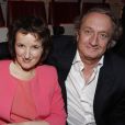 Anne Roumanoff et son mari Philippe Vaillant - Gala de l'IFRAD au Cirque D'Hiver a Paris le 25 septembre 2013.
