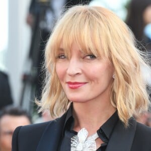 Uma Thurman à la montée des marches du film "D'Après Une Histoire Vraie" lors du 70e Festival International du Film de Cannes, le 27 mai 2017. © Rachid Bellack/Bestimage