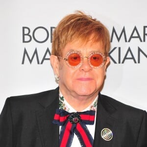 Elton John à la soirée caritative annuelle de l'Elton John AIDS Foundation en la Cathédrale Saint-Jean le Théologien à New York, le 7 novembre 2017.