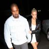 Kanye West et sa femme Kim Kardashian - Les célébrités arrivent à l'anniversaire de Kim Kardashian au restaurant Carousel à Los Angeles, le 26 octobre 2017