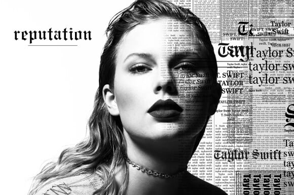 Pochette de l'album "Reputation" de Taylor Swift, sorti le 10 novembre 2017.