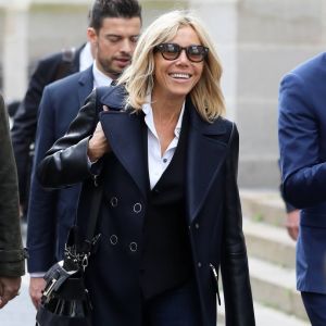 Brigitte Macron, accompagnée de Sophie Cluzel, secrétaire d'État auprès du Premier ministre, chargée des Personnes handicapées, a effectué un déplacement à Nantes sur le thème du handicap. Les deux femmes ont en profité pour déambuler dans les rues de la ville. Nantes, le 27 Octobre 2017 © Dominique Jacovides / Bestimage