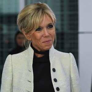 Brigitte Macron - Visite du Louvre Abu Dhabi, le 8 novembre 2017.