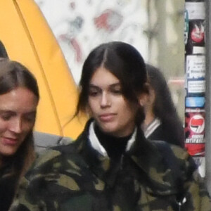 Exclusif - La fille de Cindy Crawford, Kaia Gerber, à Paris le 1er novembre 2017.